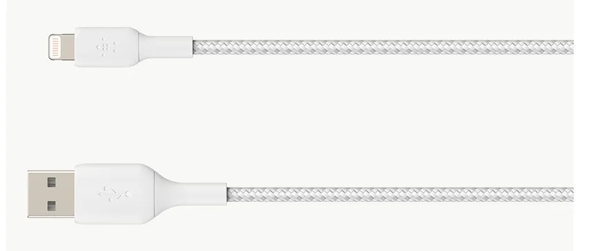 Belkin LIGHTNING BLADE/SYNC CABLE/MFI 2M WHITE — kabel USB