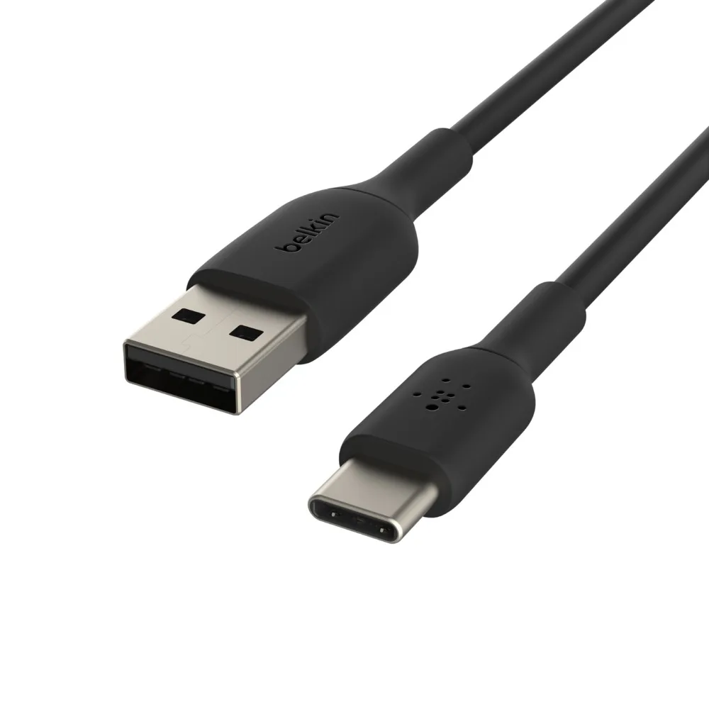 Belkin USB-C/USB-A CABLE/PVC 15CM BLACK — kabel USB