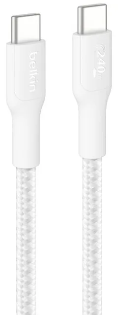 BELKIN BOOST CHARGE 240W/GEFLOCHTENES USB-C / USB-C-KABEL — kabel USB