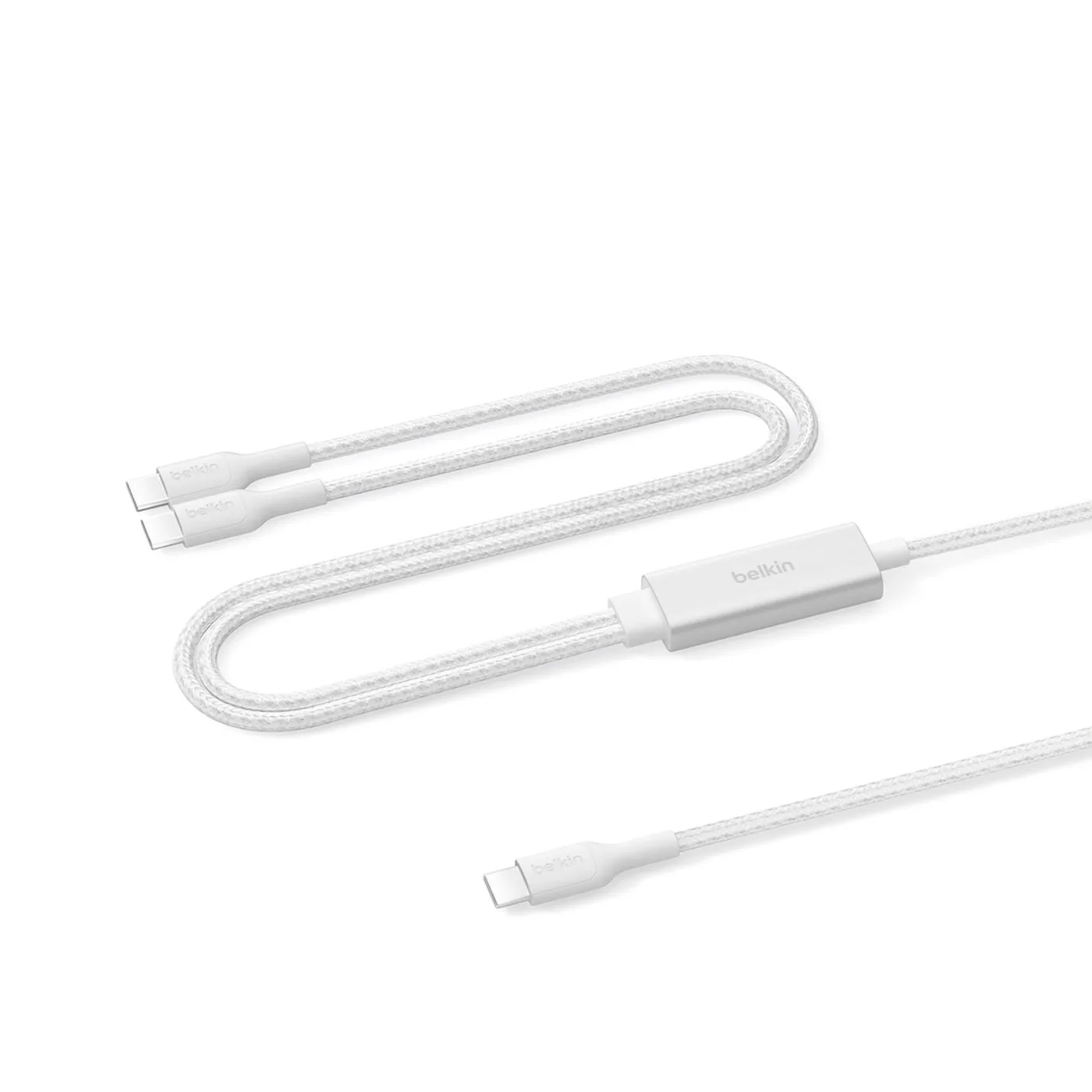 Belkin BOOSTCHARGE PRO 140W DUAL/USB-C KABEL 15M WEI — kabel USB
