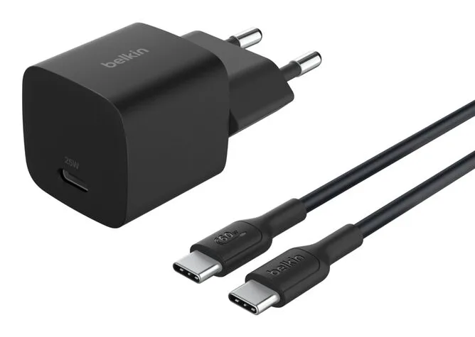 Belkin BOOSTCHARGE 25 W USB-C LADEGERE/MIT POWER DELIVERY UND PPS — kabel USB
