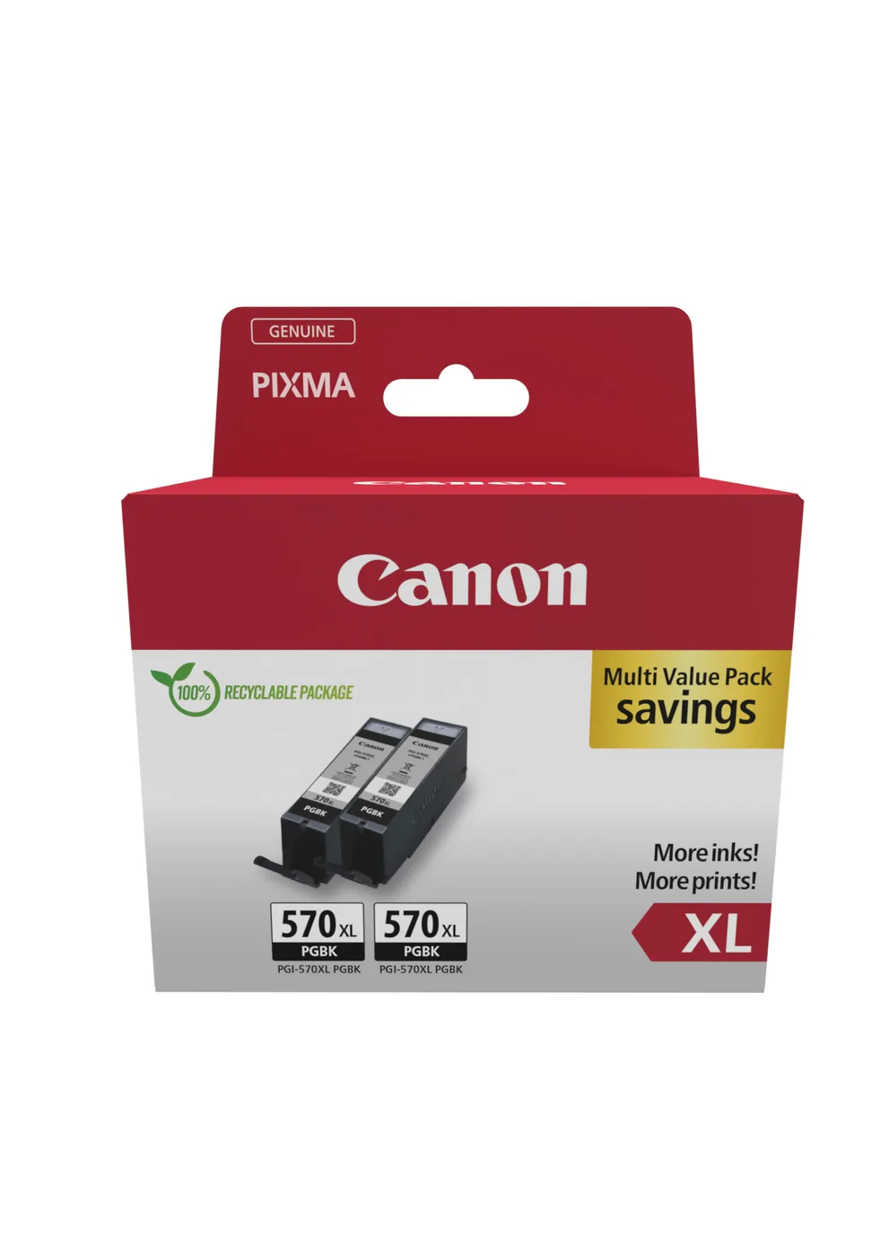 Canon PGI-570XL BK TWIN SEC — tusz