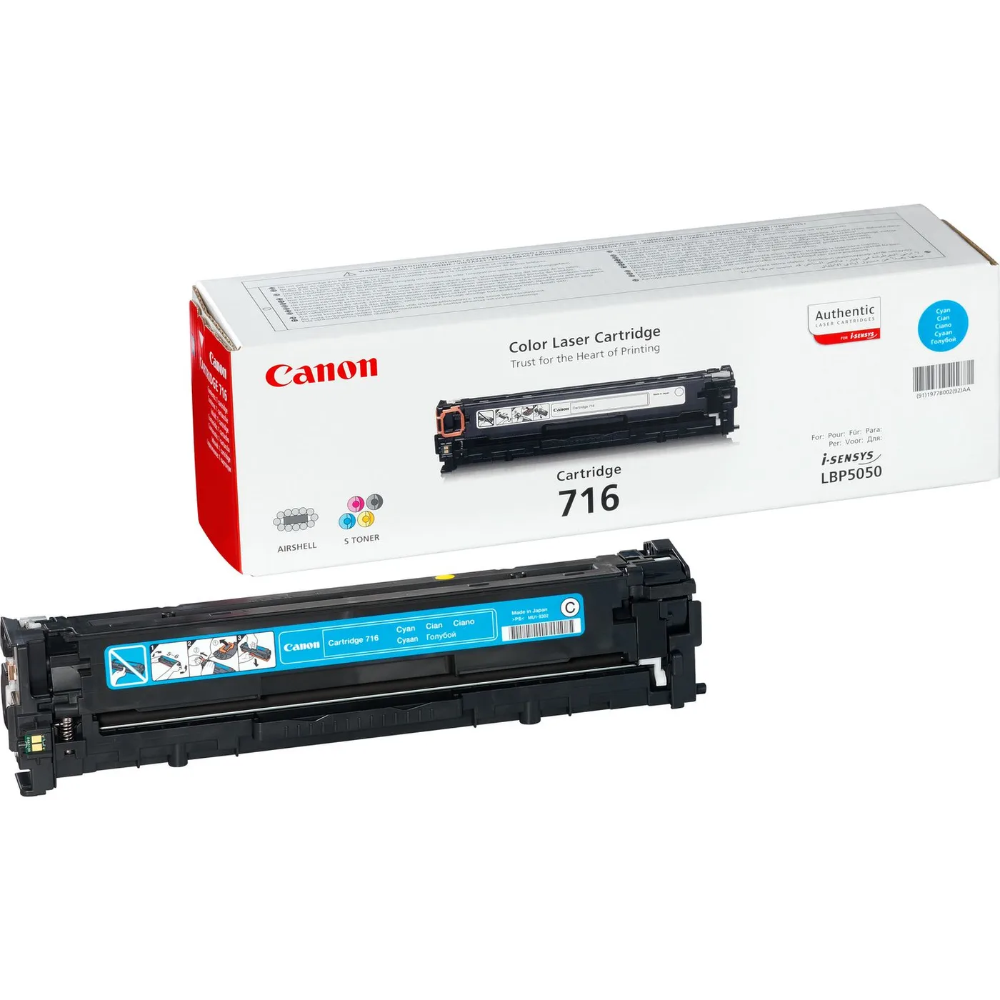 Canon 716 CYAN TONER CARTRIDGE/FOR LBP 5050 5050N — toner