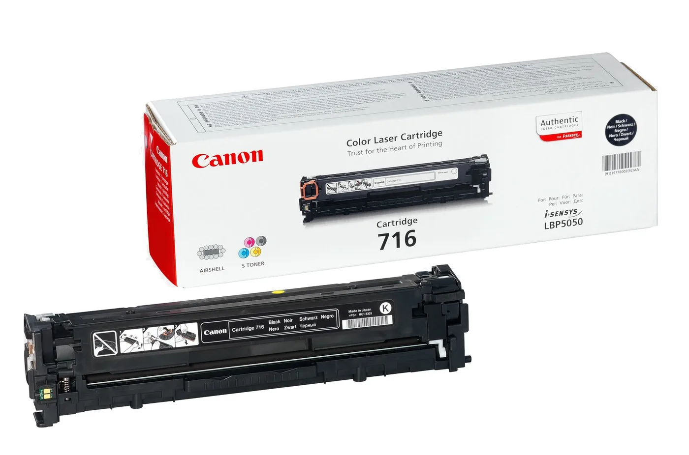 Canon 716 BLACK TONER CARTRIDGE/FOR LBP 5050 5050N — toner