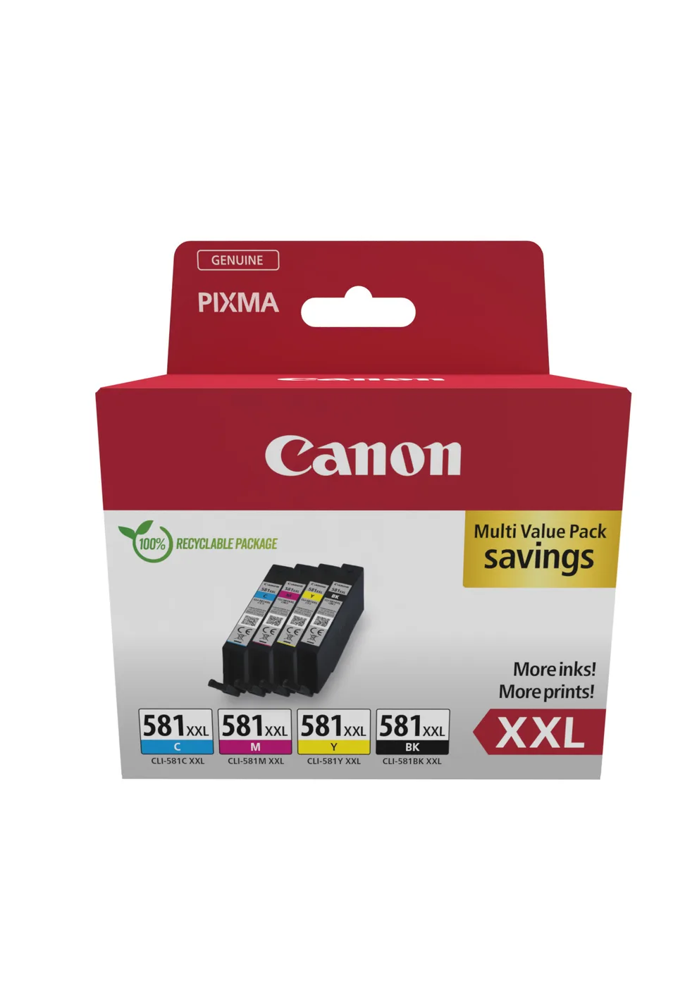 Canon CLI-581XXL BK/C/M/Y MULTI — tusz