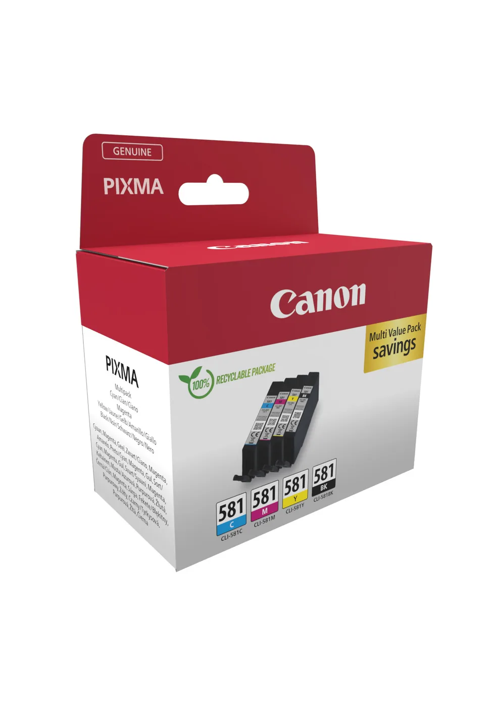 Canon CLI-581 C/M/Y/BK MULTI — tusz