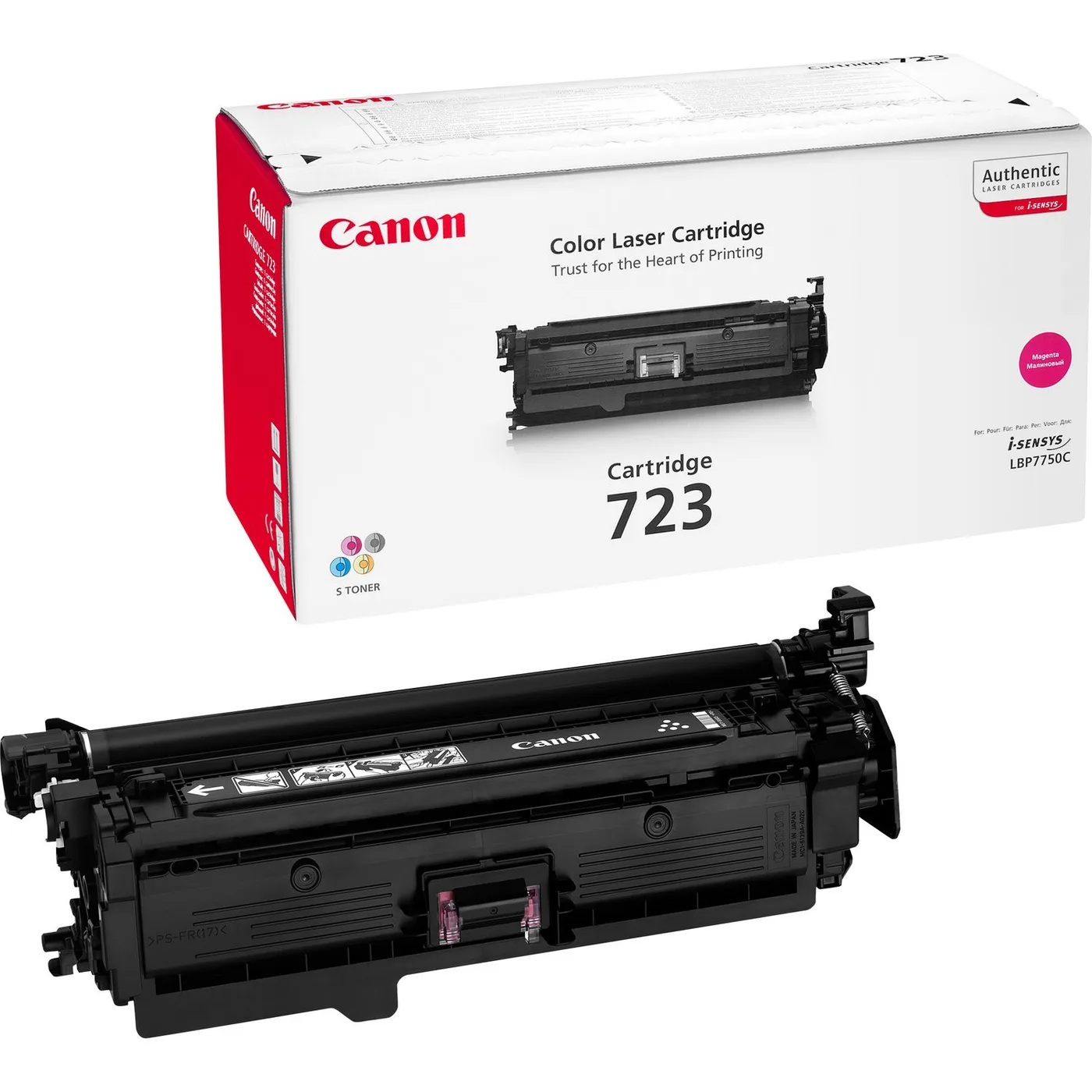 Canon 723 MAGENTA TONER CARTRIDGE/F/ LBP7750CDN — toner