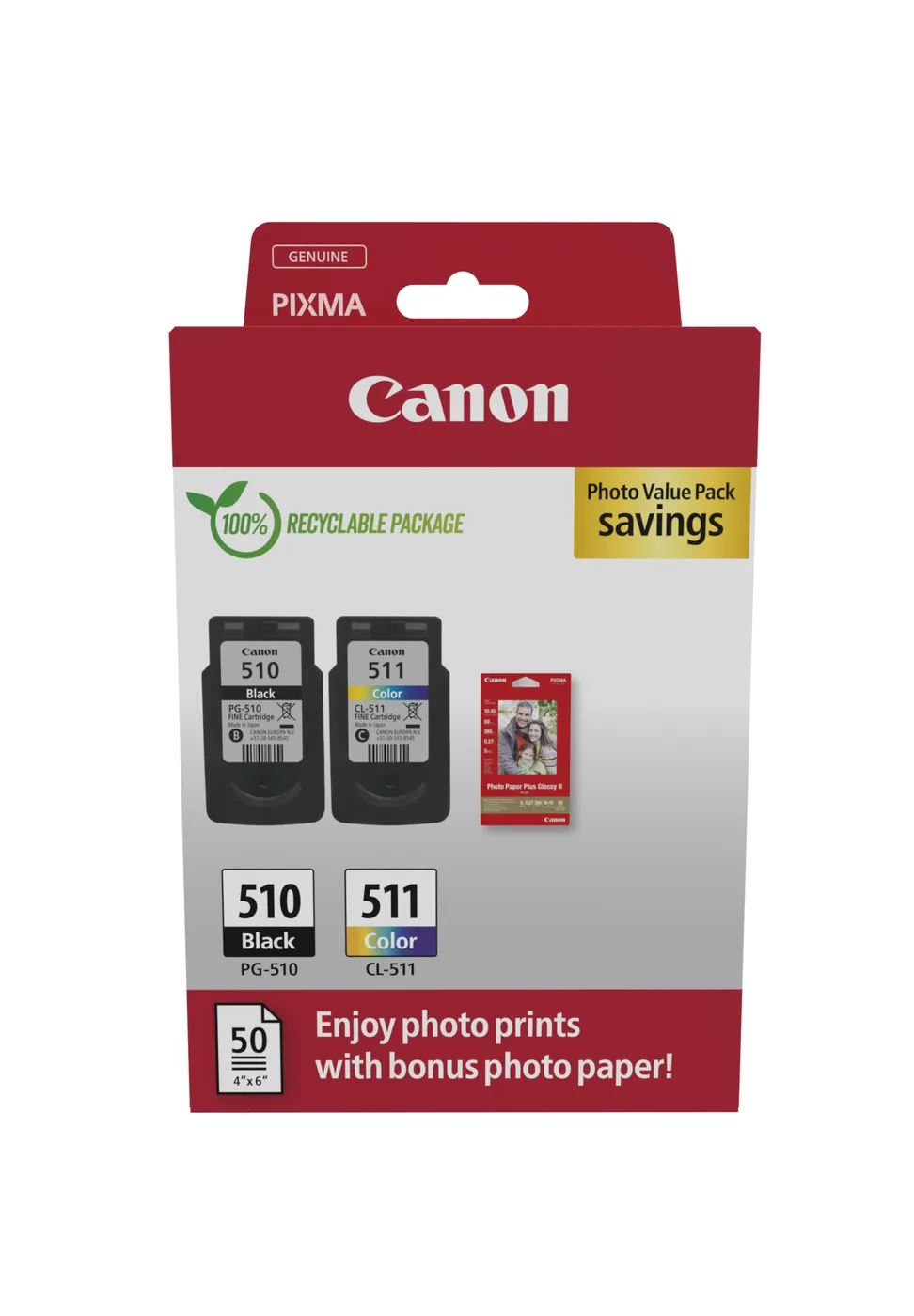 Canon PG-510/CL-511 PVP — tusz