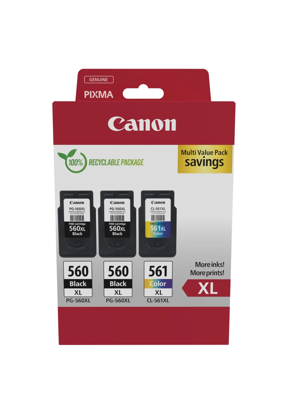 Canon PG-560XLX2/CL-561XL MULTI — tusz