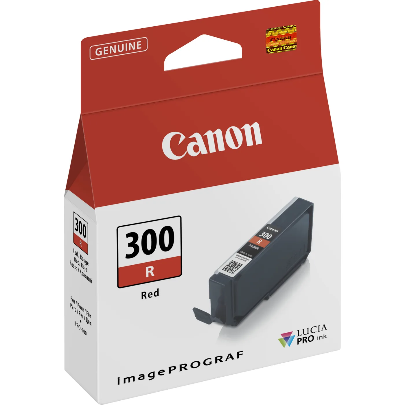 Canon RED INK TANK FOR PFI-300 SERIES — tusz