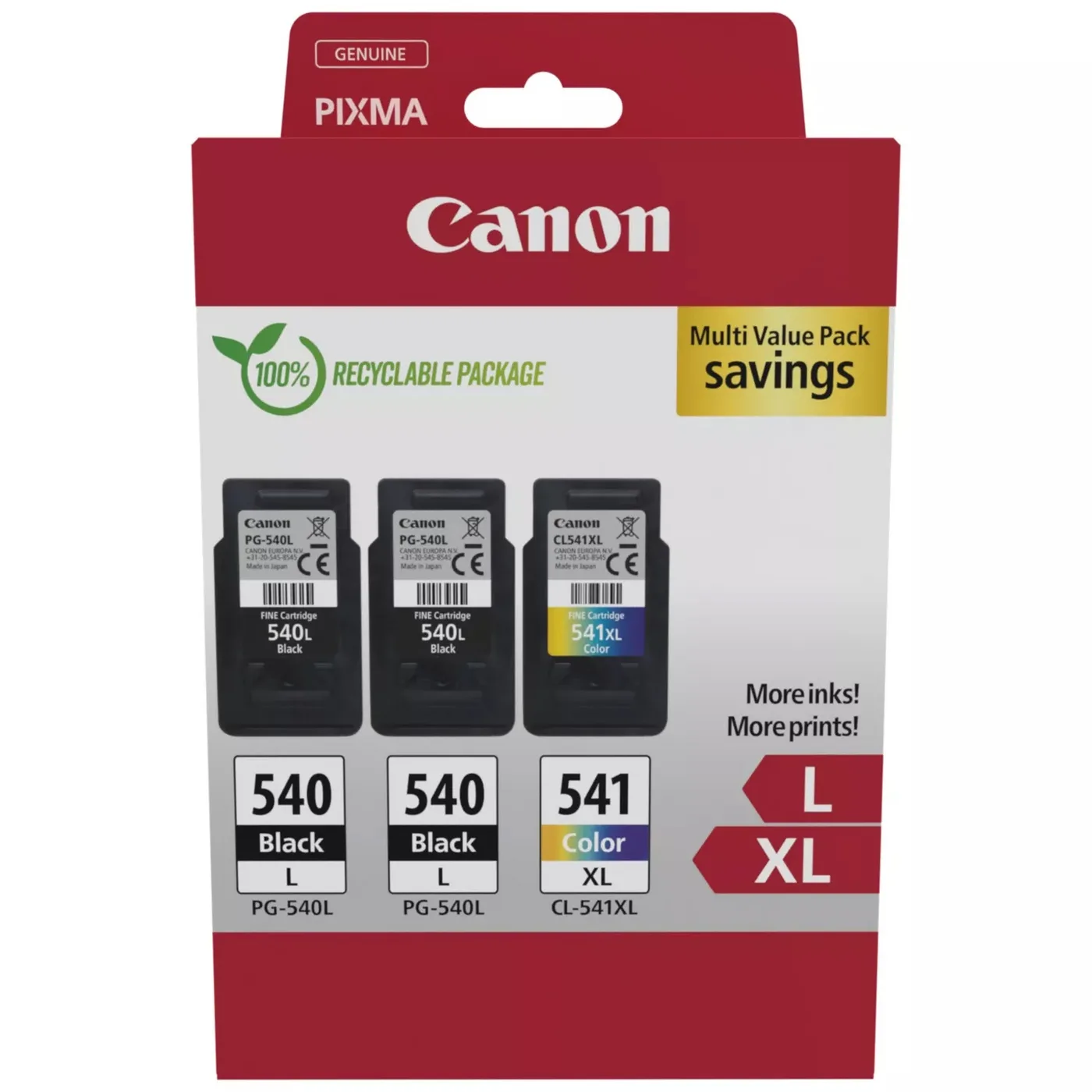 Canon PG-540LX2/CL-541XL MULTI — tusz
