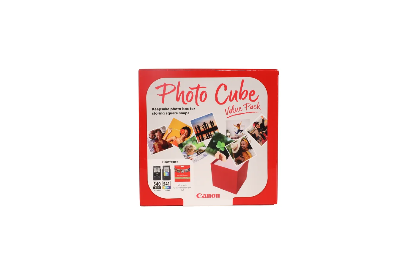 Canon PG-540/CL-541 PHOTO CUBE VALUE/PACK 5X5 PHOT PAPER(PP-201 40SHE — tusz