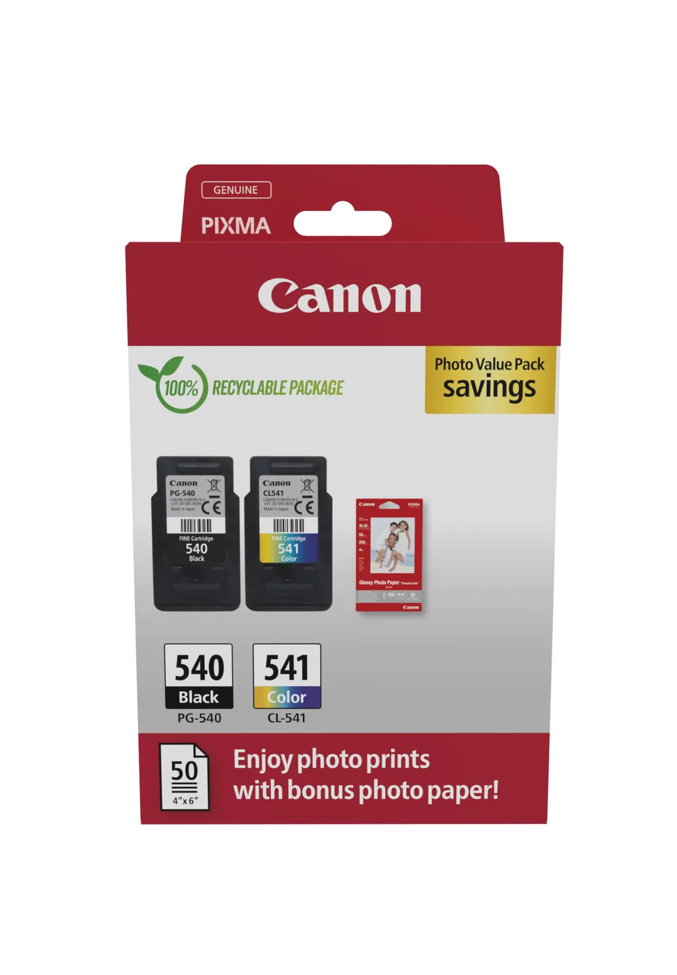Canon PG-540/CL-541 PVP — tusz