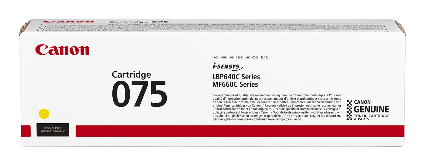 Canon CARTRIDGE 075 Y — toner