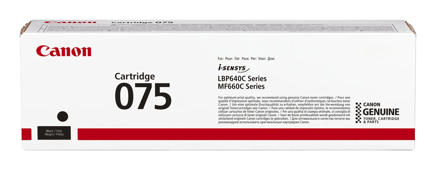 Canon CARTRIDGE 075 BK — toner