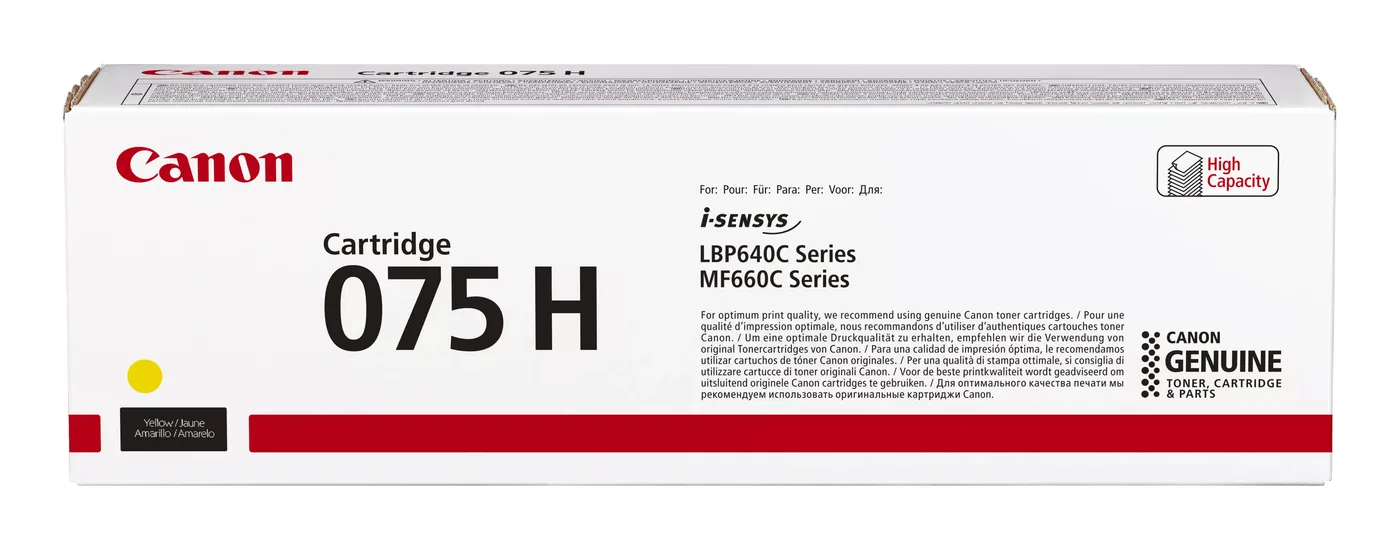Canon CARTRIDGE 075 H Y — toner
