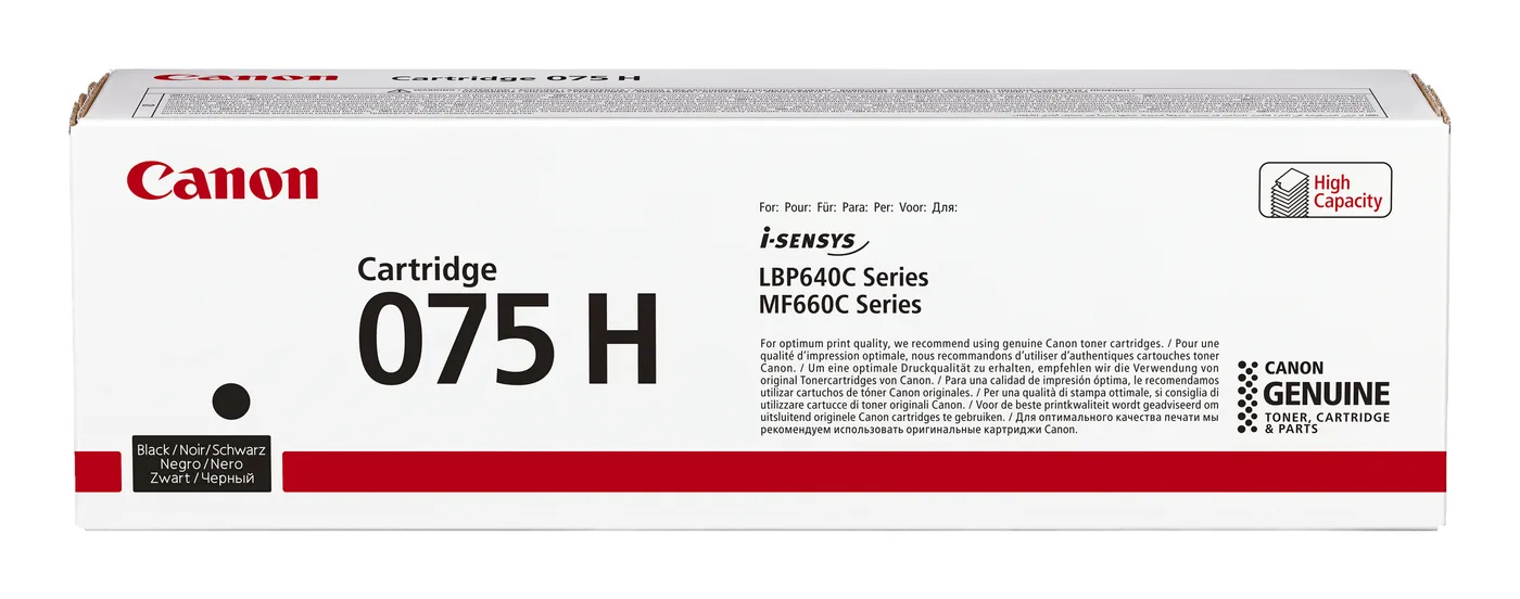 Canon CARTRIDGE 075 H BK — toner