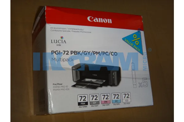 Canon PGI-72 PBK/GY/PM/PC/CO MLTI PCK/PGI-72 PBK/GY/PM/PC/CO MULTI PCK — tusz