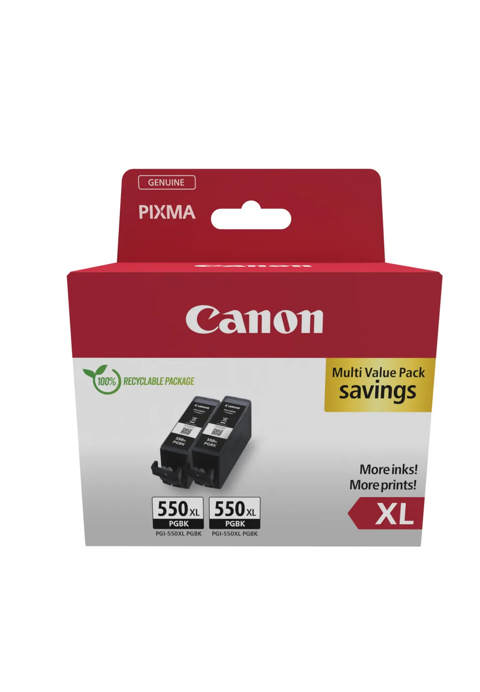 Canon PGI-550XL BK TWIN SEC — tusz