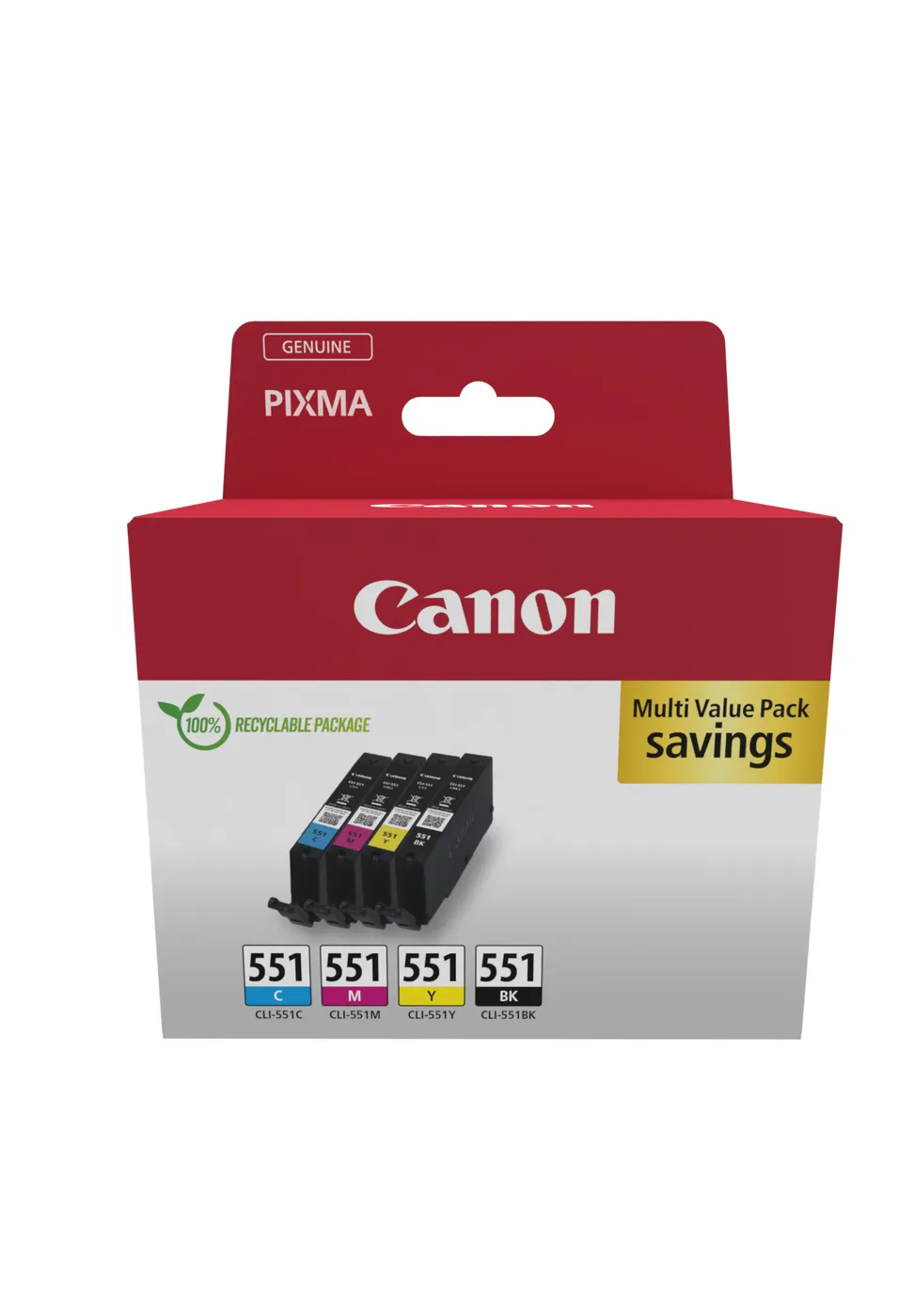 Canon CLI-551 C/M/Y/BK MULTI — tusz