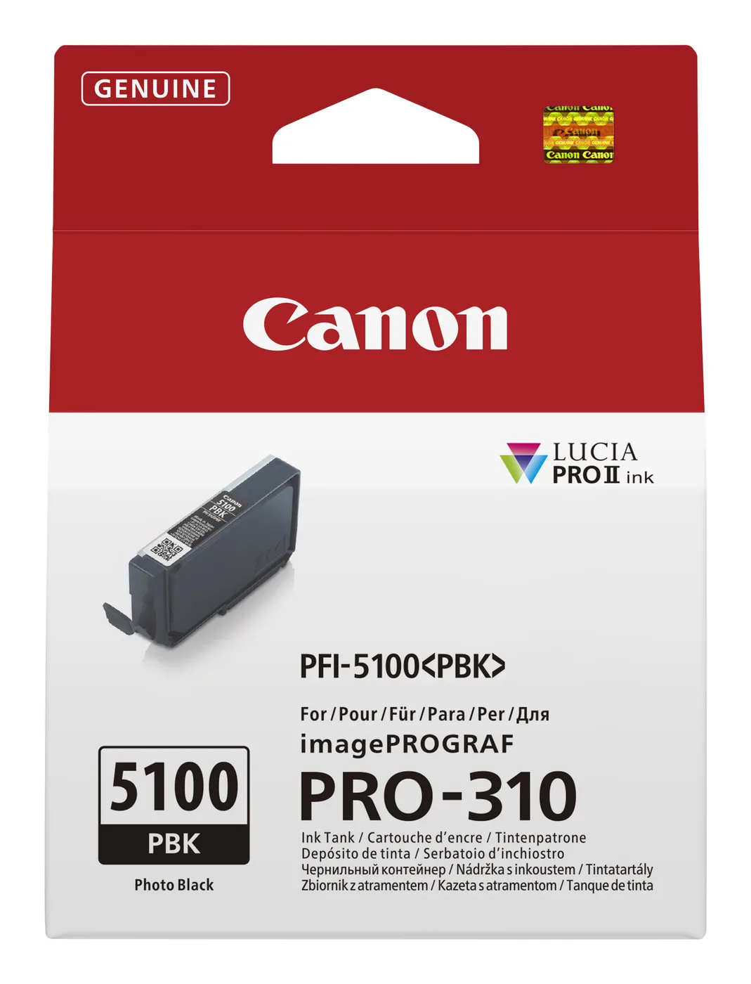 Canon INK PFI-5100 PBK EUR PHOTO/BLACK INK TANK — tusz