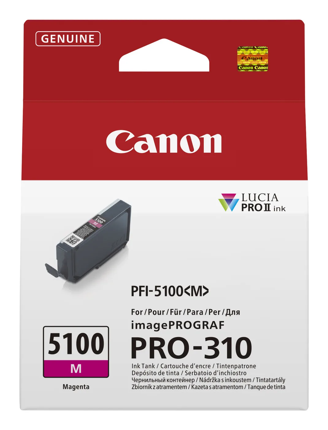 Canon INK PFI-5100 M EUR MAGENTA INK/TANK — tusz