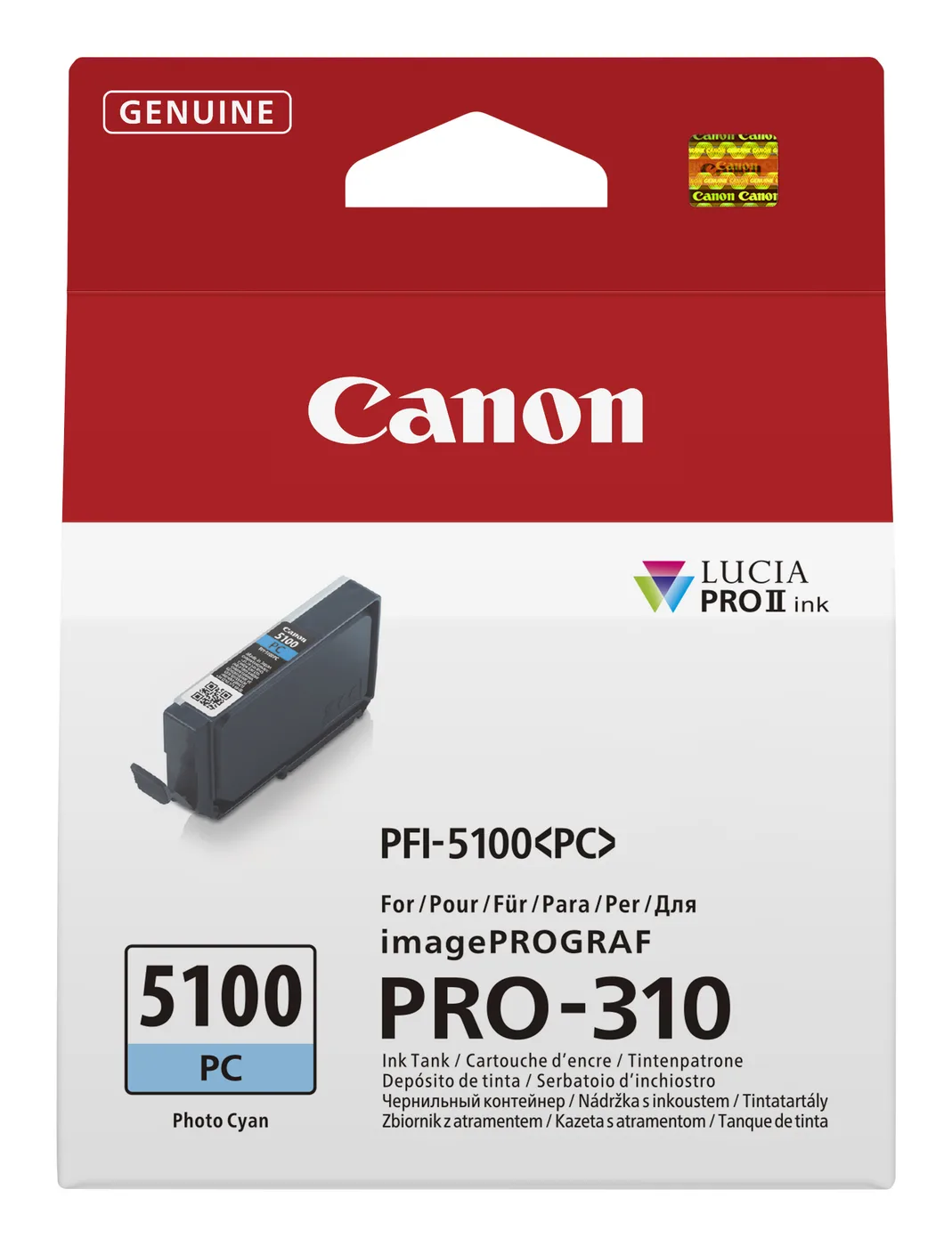 Canon INK PFI-5100 PC EUR PHOTO CYAN/INK TANK — tusz