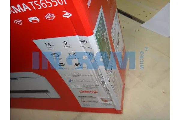 Canon PIXMA TS6550I WHITE A4 MFP 3IN1/WLAN 1200 X 1200 DPI — drukarka atramentowa