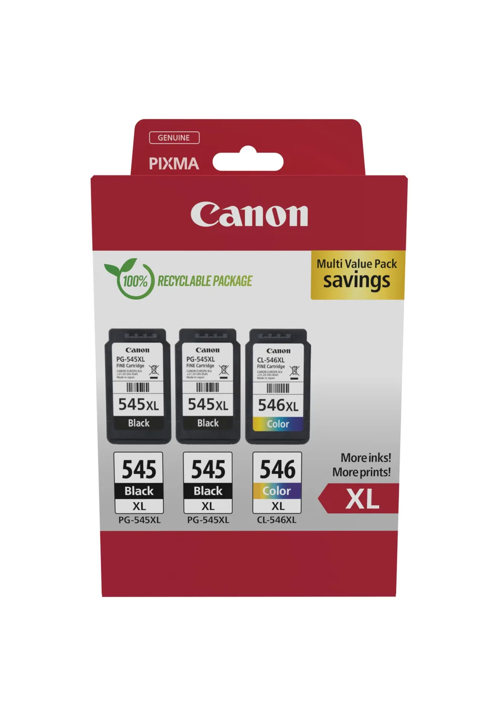 Canon PG-545XLX2/CL-546XL MULTI — tusz