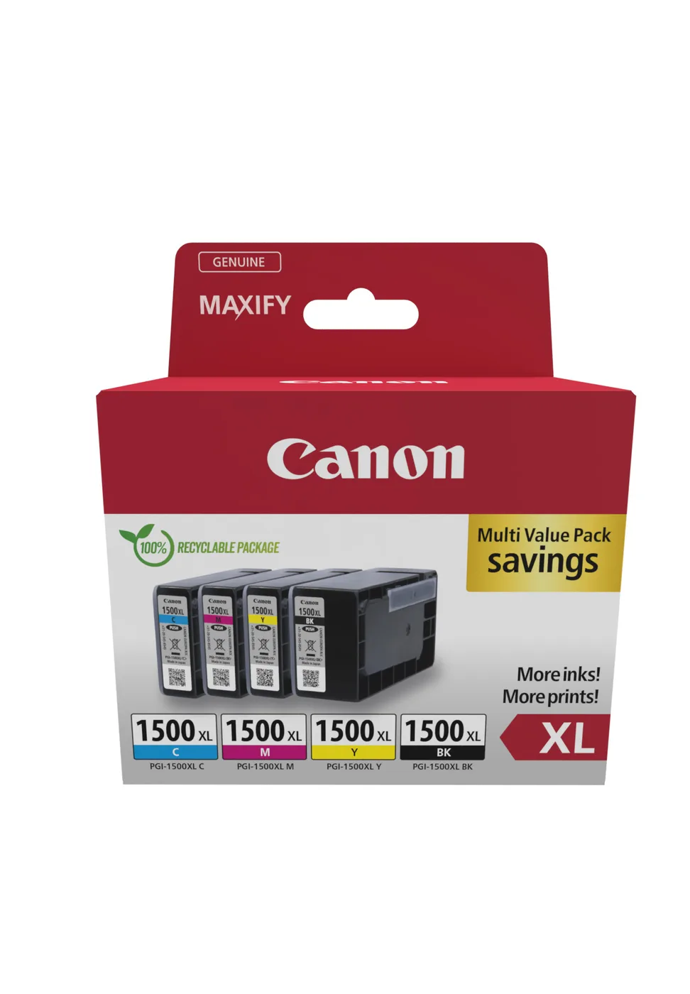 Canon PGI-1500XL BK/C/M/Y MULTI — tusz