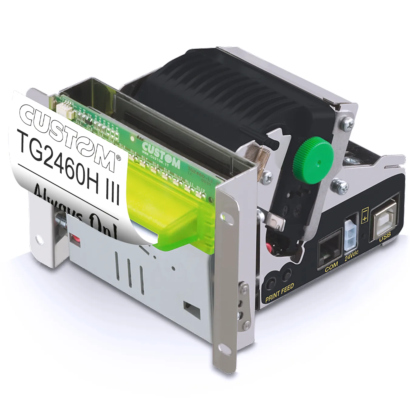 Custom PRINTER TG2460HIII USB RS232/CUTTER — drukarka specjalistyczna