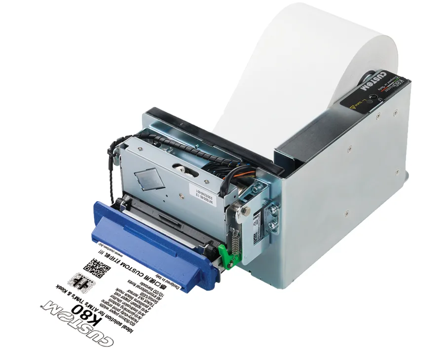 Custom PRINTER K80 USB RS232 SHUT+NOTCH+MOUTH — drukarka etykiet