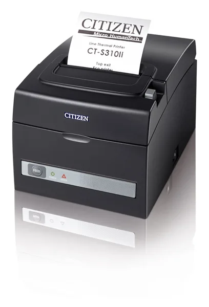 Citizen Thermal printer; Ethernet + USB interfaces, integrated PSU, Black — drukarka etykiet