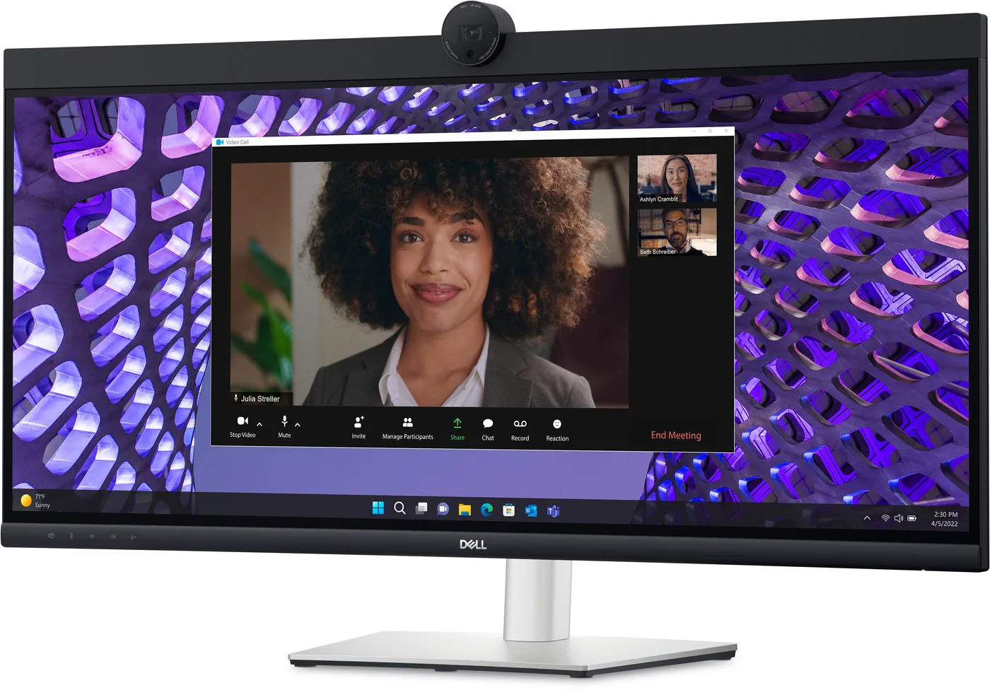 Dell 34 Curved Video Conferencing Monitor - P3424WEB, 86.71cm (34.1) — monitor LCD 34,1" IPS UWQHD