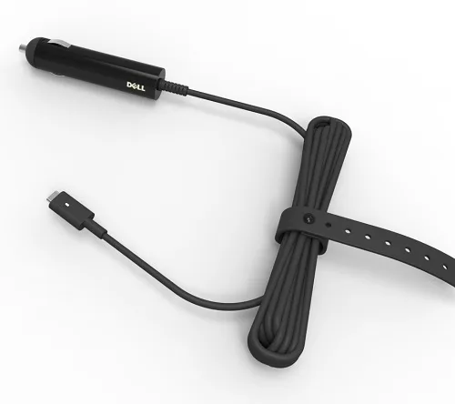 Dell USB C 65W Auto Air Adapter — bateria lub zasilacz do laptopa