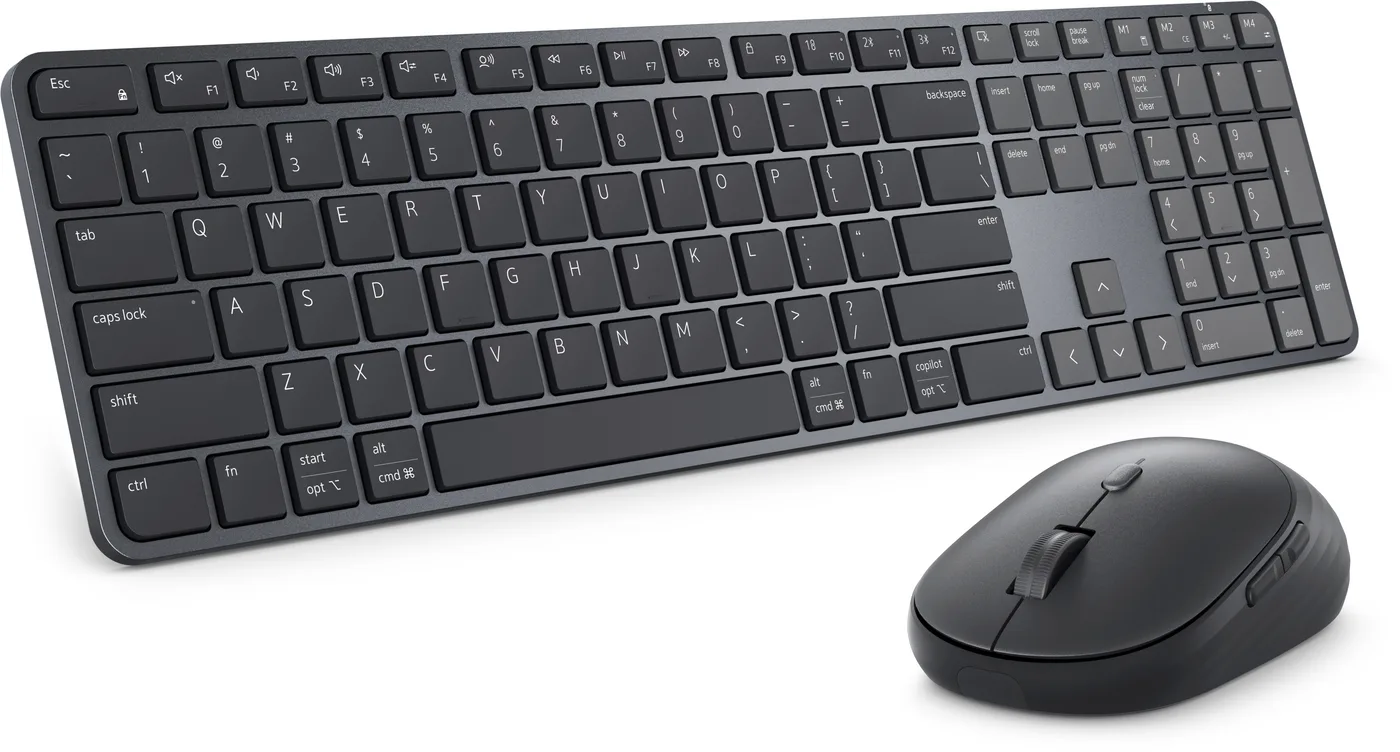 Dell Pro 7 Slim Keyboard and Mouse - KM726 - US International (QWERTY) — klawiatura