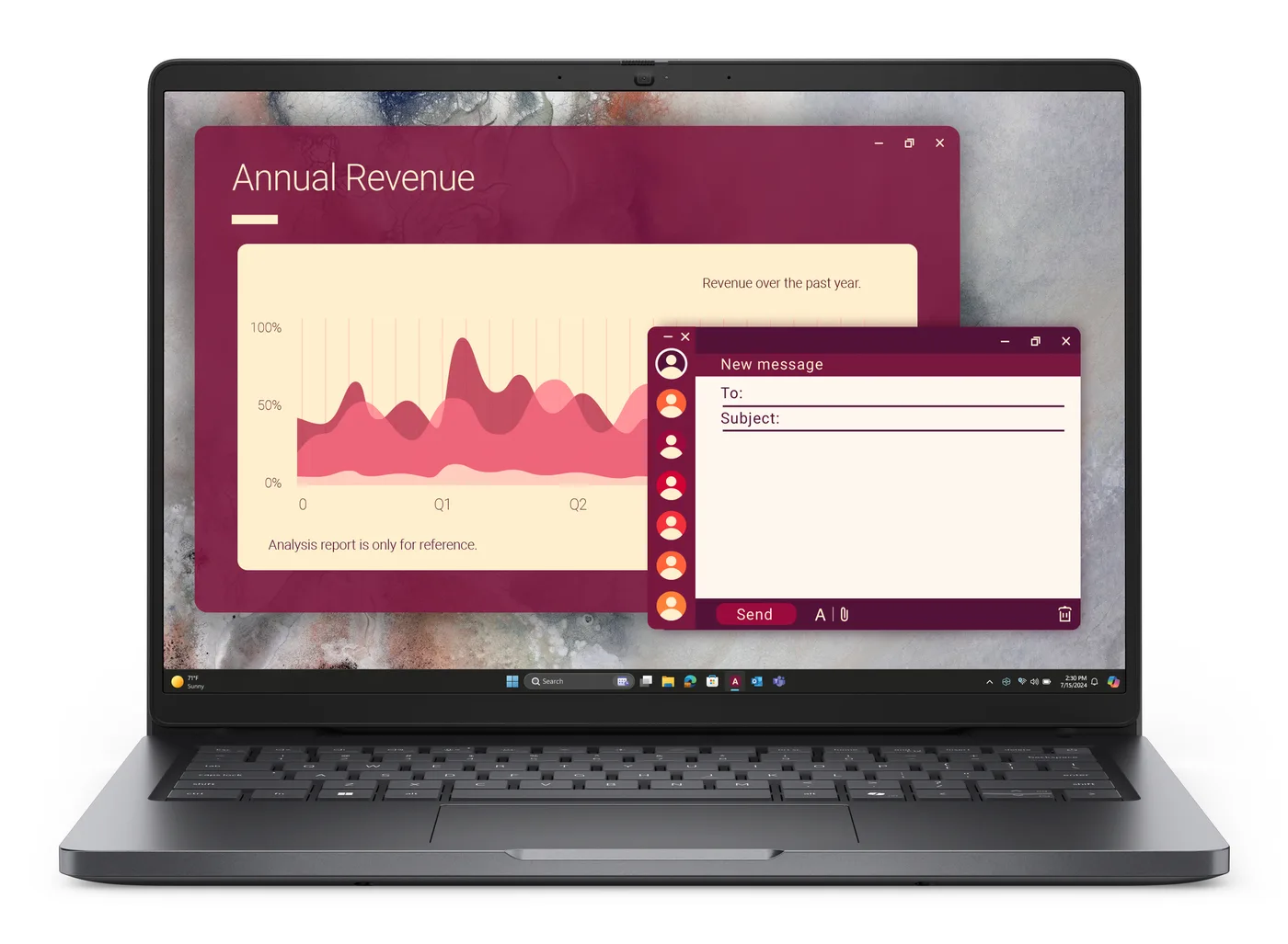 Dell Pro 14 PC14250/C5 120U/16GB/512GB SSD/14.0 FHD+/Integrated/FgrPr/FHD/IR Cam/Mic/WLAN + BT/Backlit Kb/3 Cell/W11Pro/3YPS — laptop
