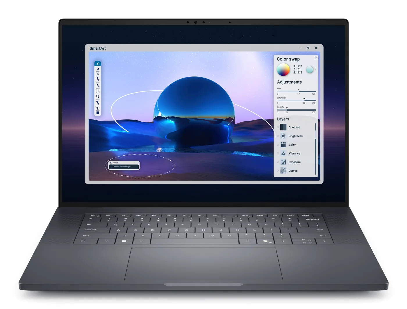 Dell Pro Max 16 Premium MA16250/U7-265H/32GB/1TB/RTX PRO 2000 8GB GDDR7/FgrPr/Cam & Mic/16.0 FHD+/Backlit Kb/6 Cell/vPro/W11Pro/3YPS — laptop