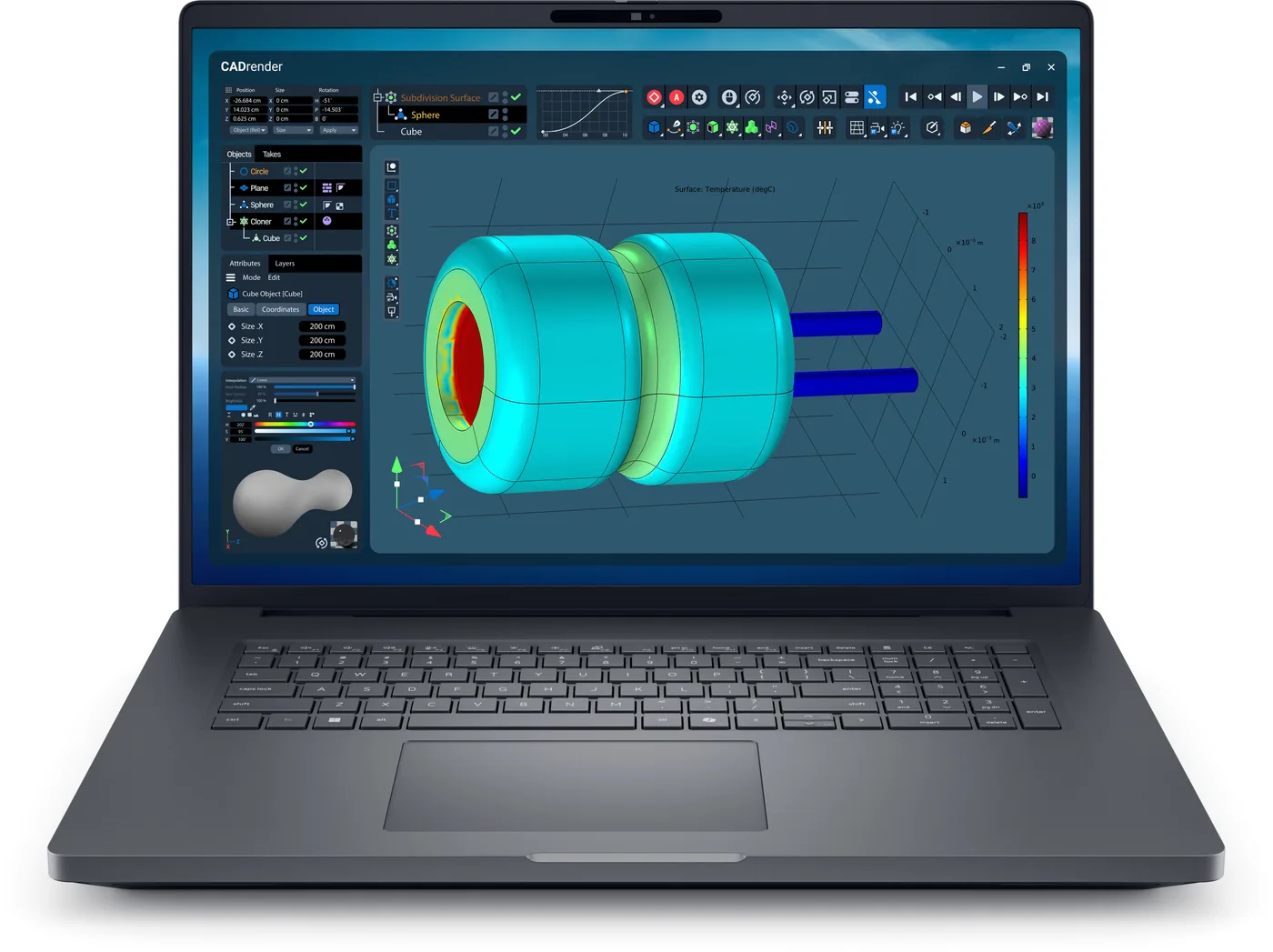 Dell Pro Max Plus MB18250/U9-285HX/32GB/1TB/RTX PRO 3000 12GB GDDR7/FgrPr & SmtCd/Cam/18.0 QHD+/Backlit Kb/6 Cell/W11Pro/3YPS — laptop