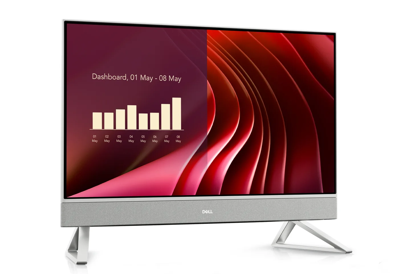 Dell 24 All-in-One EC24250/Core 7-150U/16GB/1TB/23.8 FHD Touch/Intel Graphics/Cam5MP/WLAN + BT/Wireless Kb & Mouse/W11Pro/3Y — komputer stacjonarny