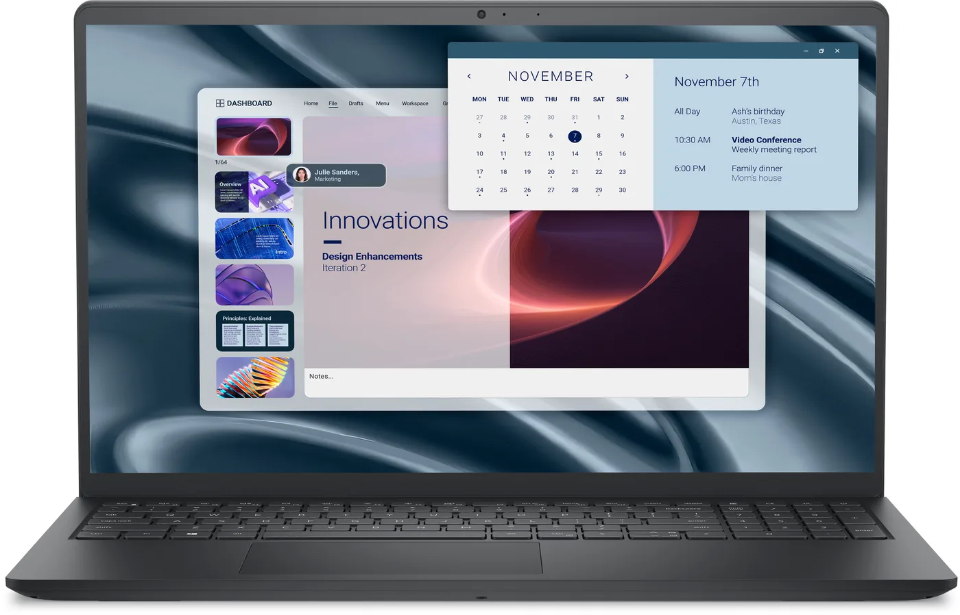 Dell Pro 15 Essential PV15255/AMD MDO R5 PV15255/16GB/512GB/AMD 610M/WLAN + BT/15.6 FHD/Backlit Kb/3 Cell/W11 Pro/3YPS — laptop 7520U