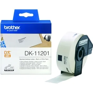 Brother DK SINGLE LABLE ROLLS/F/ QL-500/550 400PCS/RL 29X90MM — materiał do drukarek etykiet