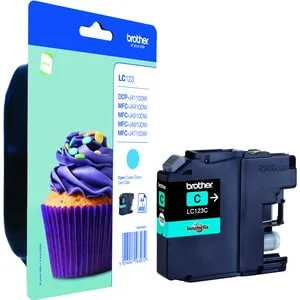 Brother LC-123C F. MFC-J4510DW/CYAN F. 600 PAGES — tusz