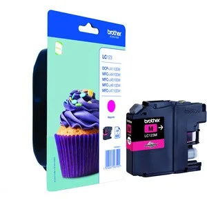 Brother LC-123M F. MFC-J4510DW/MAGENTA F. 600 PAGES — tusz