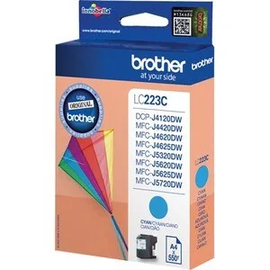 Brother LC-223C INK CARTRIDGE CYAN/550 PAGES ISO STANDARDS 24711 — tusz