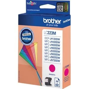Brother LC-223M INK CARTRIDGE MAGENDA/550 PAGES ISO STANDARDS 24711 — tusz