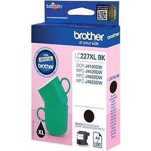 Brother LC-227XLBK BLACK INK CARTRIDGE/1200 PAGES ISO STANDARDS 24711 — tusz