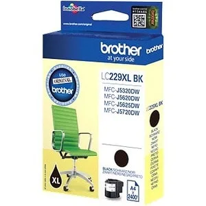 Brother LC-229XLBK INK CARTRIDGE/BLACK F/BHS15 2400 PAGES DIN A4 — tusz