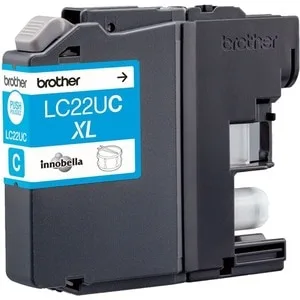 Brother LC-22UC INK CARTRIDGE CYAN/F/MFC-J985DW 1200 PGS STD 24711 — tusz