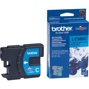 Brother LC-980C INK CARTRIDGE CYAN/F/ DCP-145 -165C — tusz